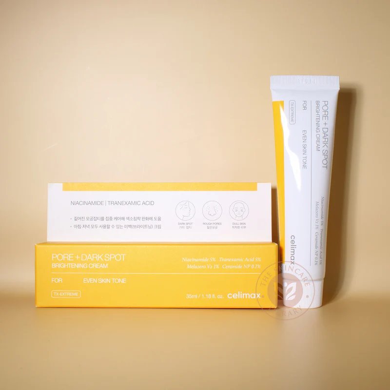 2025/11/CelimaxPore_DarkSpotBrighteningCreamTSCLPhoto2_800x.jpg Celimax Pore+Dark Spot Brightening Cream - 35ml | سيليماكس كريم تفتيح للبقع الداكنة - 35 مل - الصورة 1