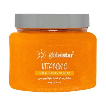 مقشر السكر الشيا بفيتامين سي من جلوبال ستار - 600 جرام