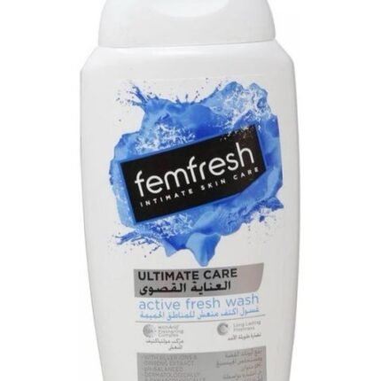 فيم فريش (Femfresh) غسول العناية القصوى المنعش للمناطق الحساسة.