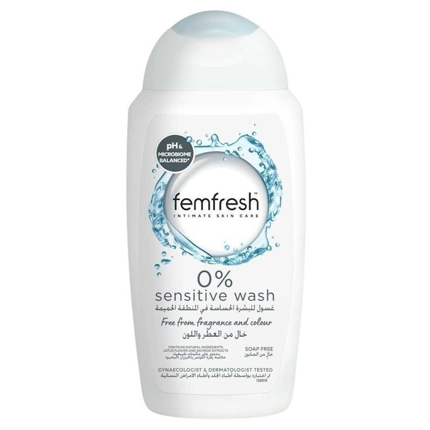 img_5048-2 غسول فيم فريش للمناطق الحساسة (Femfresh 0% Sensitive Wash - الصورة 1