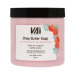 صابونية زبدة الشيا بالرمان والتوت فاي vai naturals- 500 مل