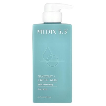 ميديكس 5.5 جل استحمام، لتحسين البشرة ، حمض الجليكوليك + حمض اللاكتيك _ 444 مل. Medix 5.5 Glycolic