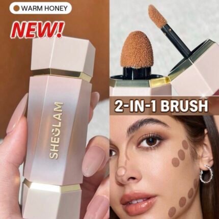 SHEGLAM Precision Sculpt ثنائي كونتور سائل-برونزر