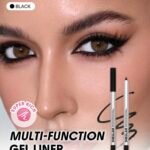 SHEGLAM Boldline محدد عيون جل متعدد الوظائف طويل الأمد-Black